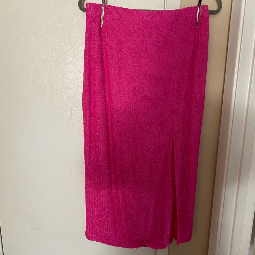 Topshop sequin skirt